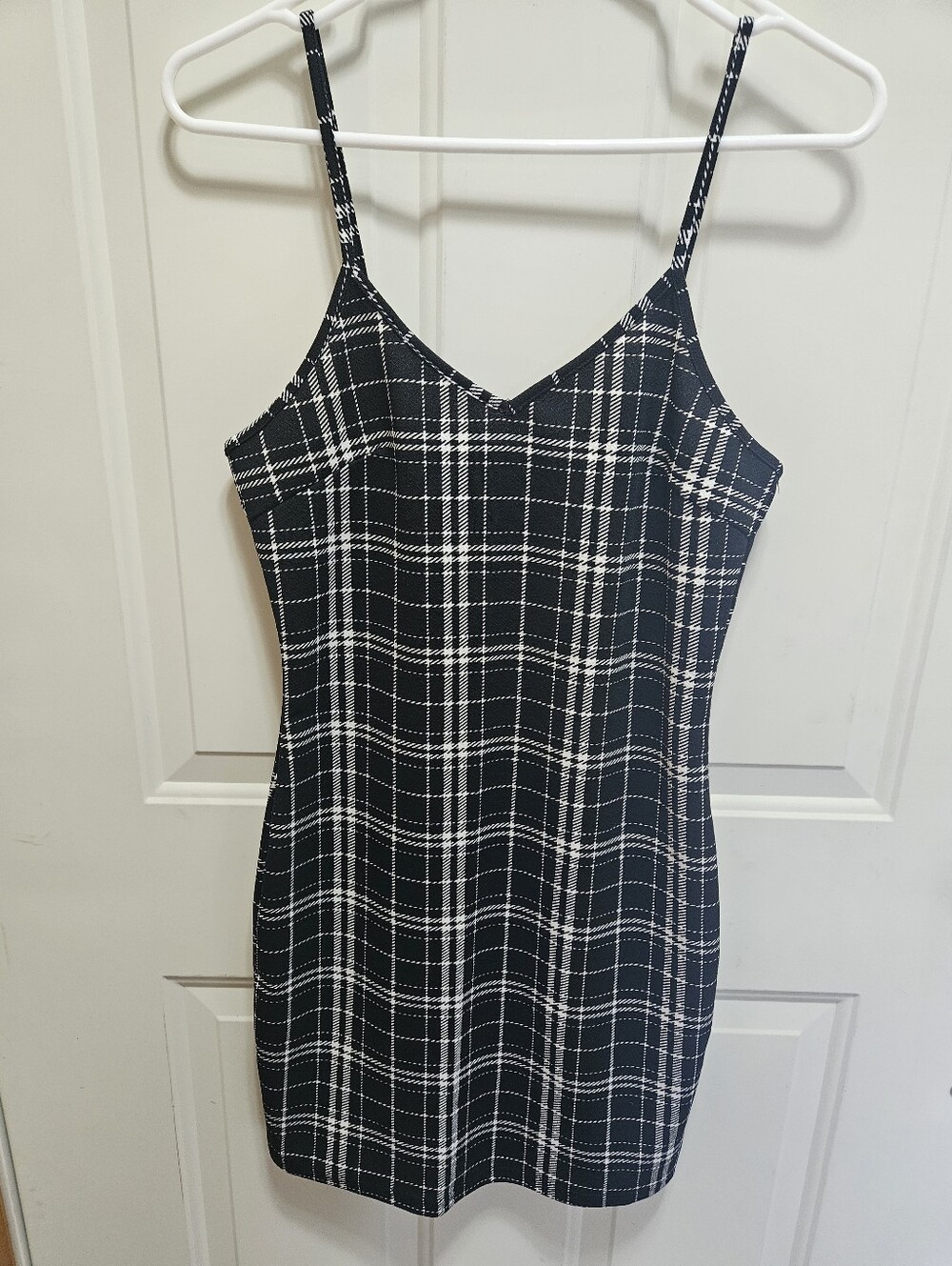 Shein Plaid Spagehtti Strap Dress